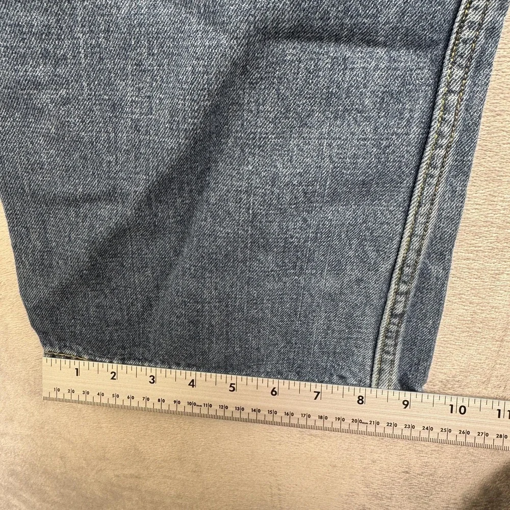 Levis 527 Jeans 32x30 Blue Medium Wash Low Boot Cut Slim Denim Zip Fly Cowboy